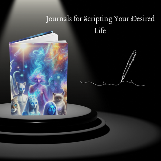 Multi-Dimensional Beings Hardcover Journal - Matte