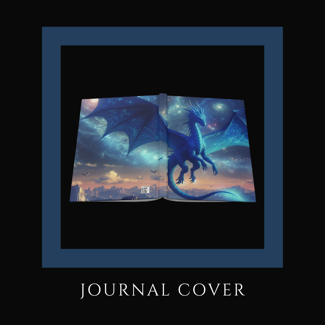 The Blue Dragon Hardcover Journal - Matte