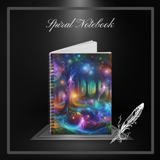 The Magical Forest Spiral Notebook - Ruled Line