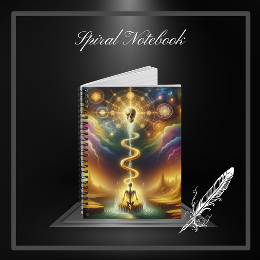 The Serpent is Spirit Spiral Notebook - Ruled Line