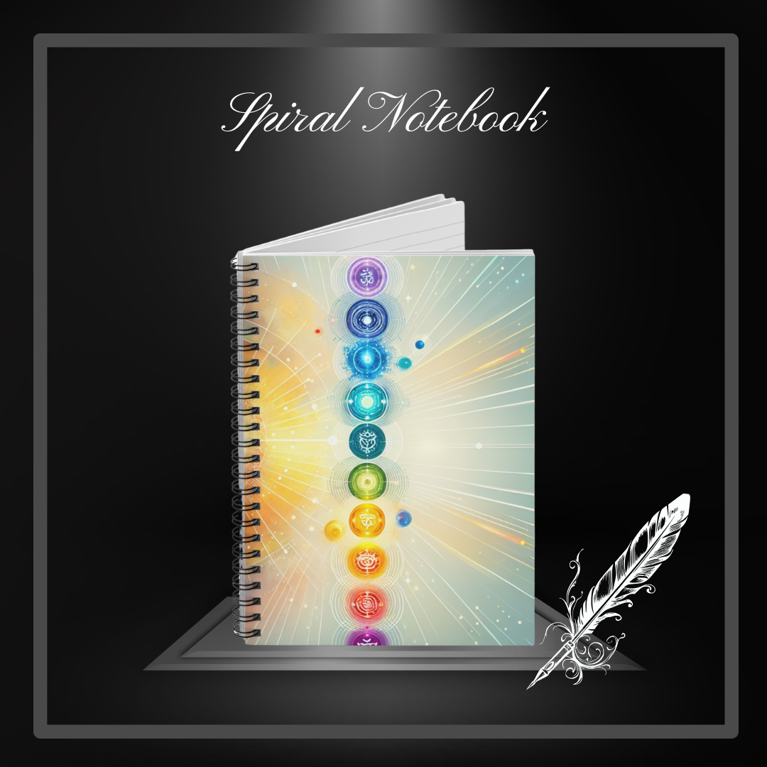 Rays of Light Spiral Notebook - Ruled Line