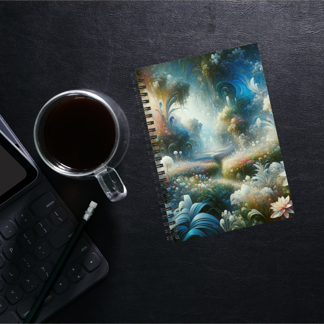 Garden of Eden Spiral Notebook - Ruled Line