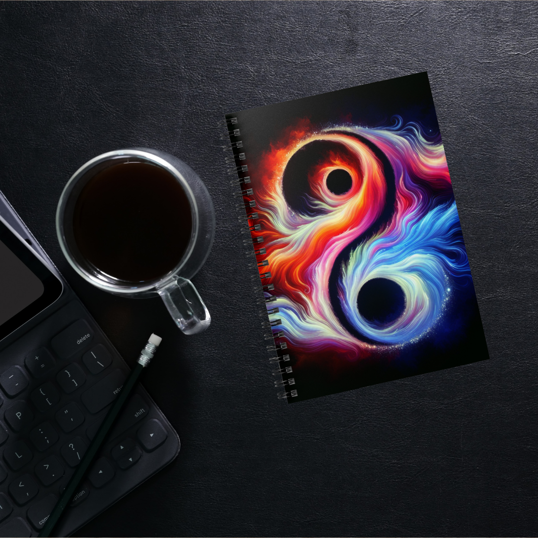 Twin Flames Soul Connection Spiral Notebook - Ruled Line